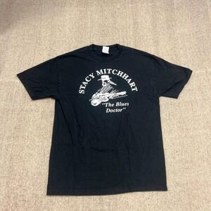 Vintage Stacy Mitchhart Shirt Mens Large Black 2000s The Blue Doctor